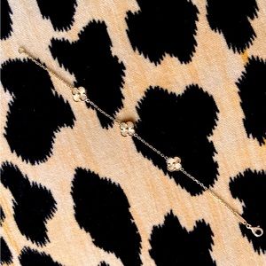 3 Clover motifs bracelet - 18K gold